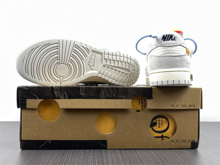 o-w x dunk low “38 of 50” dj0950-113