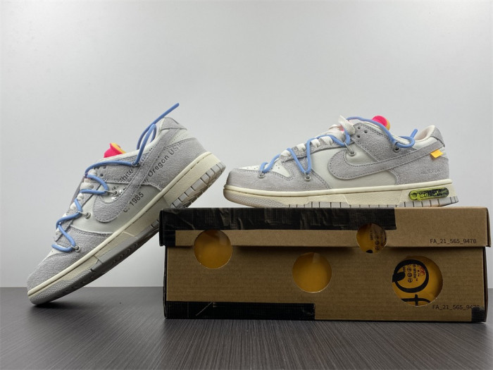 o-w x dunk low “38 of 50” dj0950-113