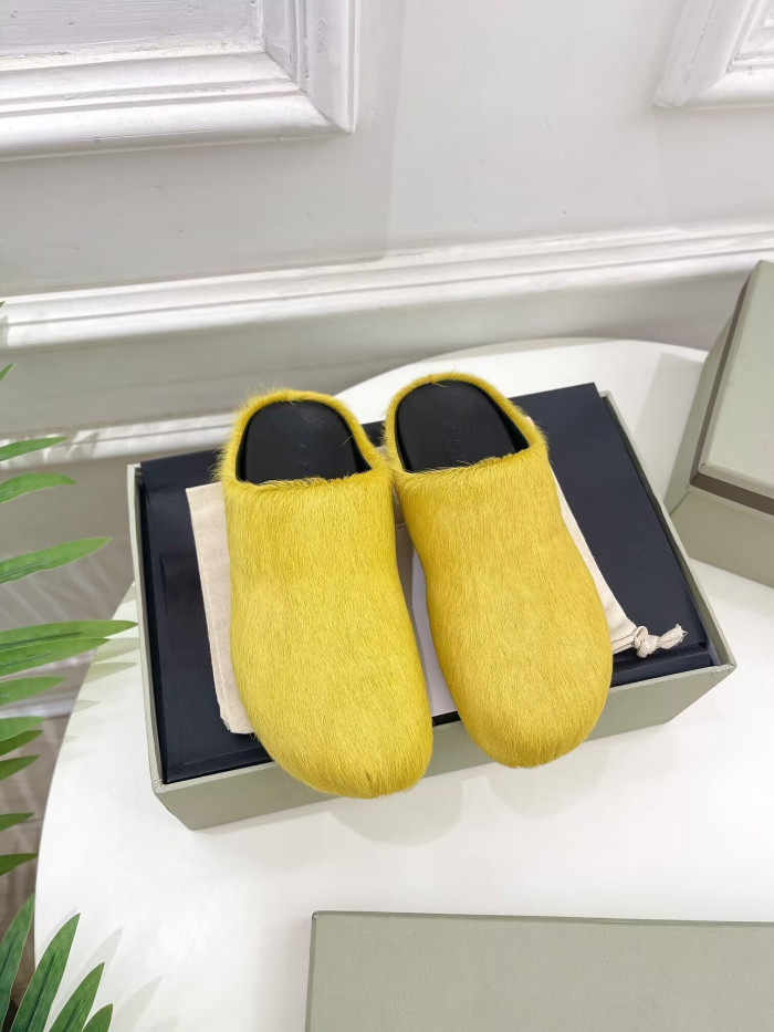 marni mules yellow