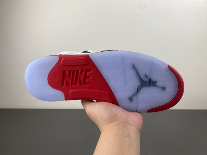 Air Jordan 5 “Fire Red Black Tongue”-HQ7978-101