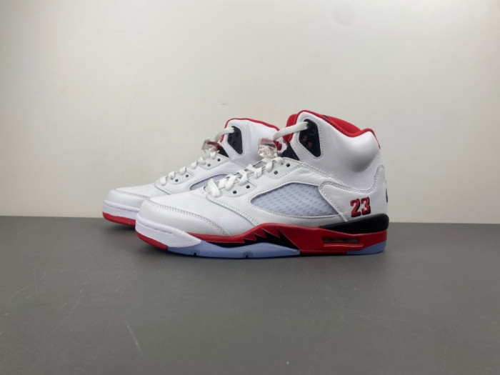 Air Jordan 5 “Fire Red Black Tongue”-HQ7978-101
