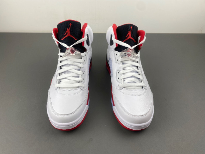 Air Jordan 5 “Fire Red Black Tongue”-HQ7978-101