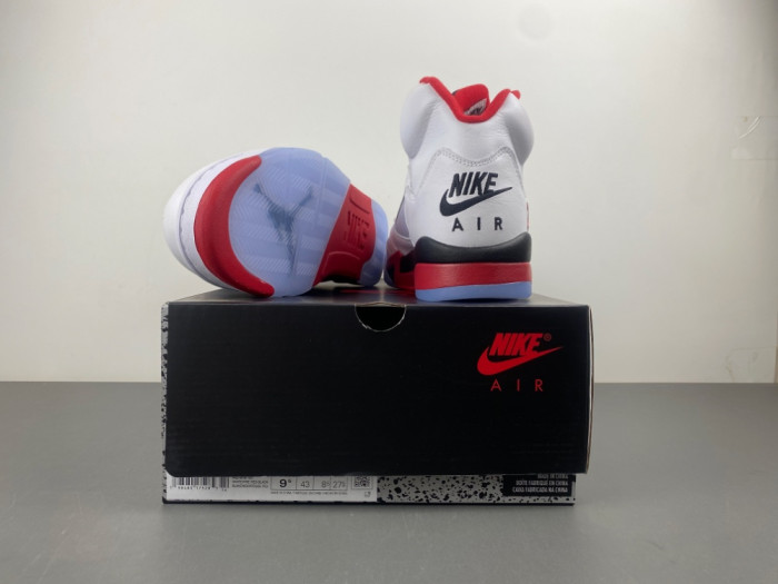 Air Jordan 5 “Fire Red Black Tongue”-HQ7978-101