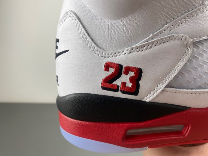 Air Jordan 5 “Fire Red Black Tongue”-HQ7978-101