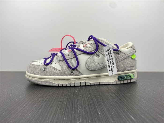 nike dunk low off-white lot 15- dj0950-101