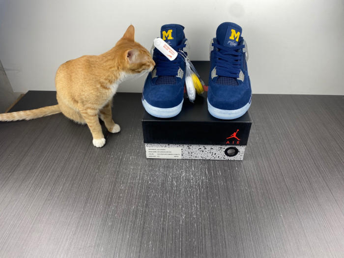 jordan 4 retro michigan (pe)-aj4-1036660